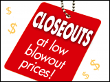 Closeout Deals