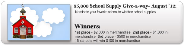 $5,000 School Supply Give-a-way