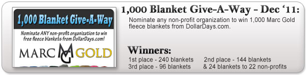 1,000 Fleece Blanket Giveaway