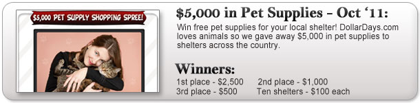 $5,000 Pet Supply Giveaway
