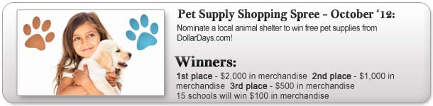Pet Supply Shopping Spree