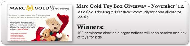 Marc Gold Toy Box Giveaway