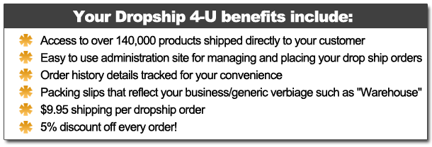 Dropship Deluxe Program Points