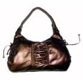 Women's Fashion Beautiful Metallic Brown Hand Bag
