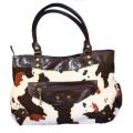 Women's Cow Hide Print Hand Bags