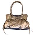 Women's Fashion Metallic Gold Hand Bag