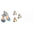 Ladies Fashion Dress Strap Sandal With 1" heels