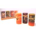 4-Pack Scented Pillar Candle Sets