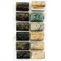 3-1/2" x 2" Assorted Wooden Boxes