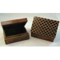 4" x 6" Inlaid Wooden Box