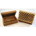 4" x 6" Inlaid Wooden Box