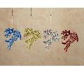 Hologram Reindeer Shaped Flat Ornaments
