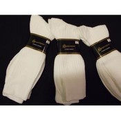 Men's Dress Socks White