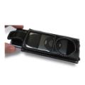 iPod Nano 4Gen Case - Black Leather with belt clip
