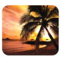 Palm Sunset Deluxe Antimicrobial Mouse Mat