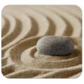 Zen Garden - Deluxe Antimicrobial Mouse Pad