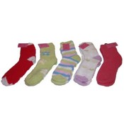 Ladies Fuzzy Socks in Assorted Colors