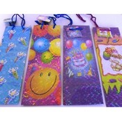 Shimmering Bottle Gift Bags - Assorted