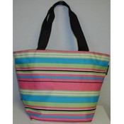 Striped Beach Tote Bag