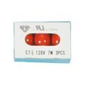 C7 3 Pack Orange Replacement Bulbs
