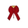 9" Red Bow With Bells