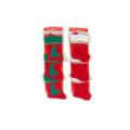 6"  Red Mini Stocking (3 On A Card)