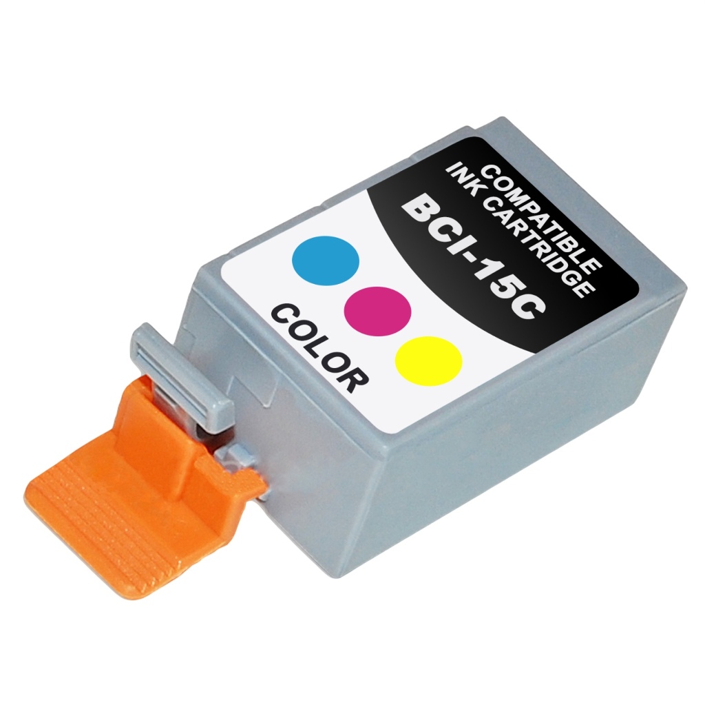 Compatible Canon BCI-15C (BCI15C) Color Ink Cartridge