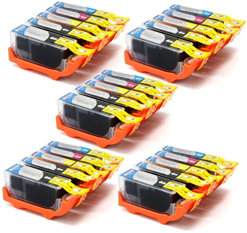 Compatible Canon PGI-225/CLI-226 Ink Tanks w/Chip: 25 pack