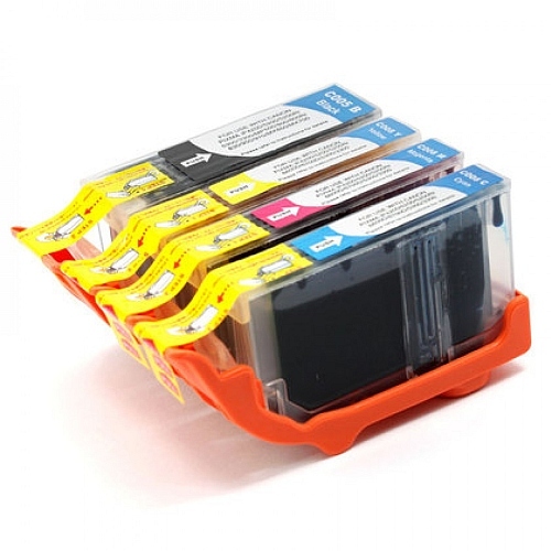 Compatible Canon PGI-5 & CLI-8 (w/chip) Value 4-Pack