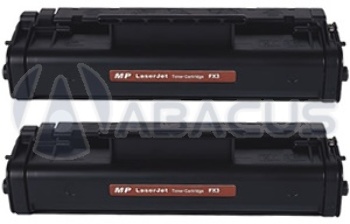 Compatible Canon FX3 Black Toner Cartridge: 2-Pack
