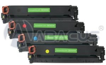 Remanufactured HP 128A Toner Cartridge Set - 4 Pack