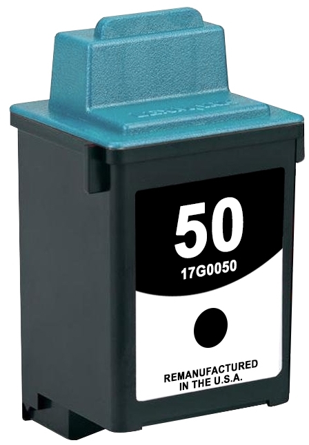 Remanufactured Lexmark 17G0050 / 50 Black Ink Cartridge