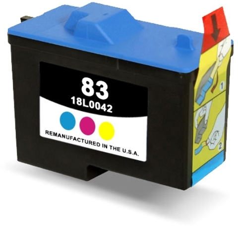 Remanufactured Lexmark 18L0042 / 83 Color Ink Cartridge