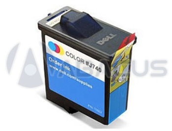 Genuine Dell Stand. Color Cartridge (Series 3) for J740