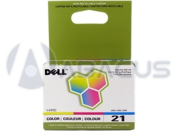 Genuine Dell Standard Color Ink Cartridge (Series 21)