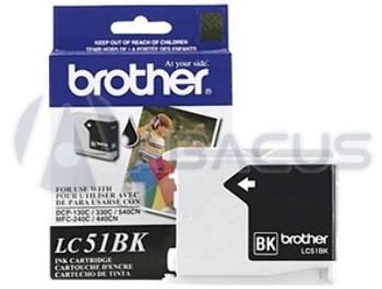 Genuine Brother LC51 Black Ink Cartridge - LC51BK
