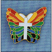 Pin-Butterfly/Cross