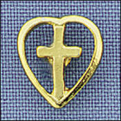 Pin-Cross/Heart