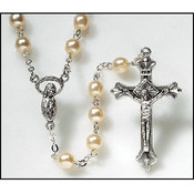 Glass Pearl Rosary