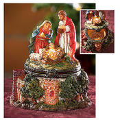 2 Piece Nativity Hinged Box