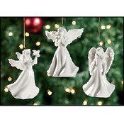 Angel with Dove Light Cover Ornament