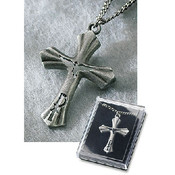 Chi Rho/Dove Cross Pendant