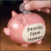 Pennies from Heaven Piggy Bank