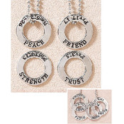 Trust, Peace, Friendship, Strength Unending Circle