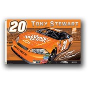 Tony Stewart #20 2 Sided Premium 3' x 5' Flag