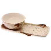 Table Accent: Birch Tray and Bowl Set