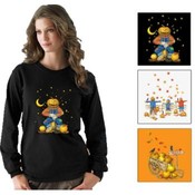 Ladies Halloween Crewneck Sweatshirt