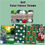 Golf Polar Fleece Throw