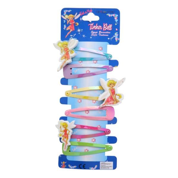 UPC 613153000041 product image for 6 Pcs Tinkerbell Snap Barrettes | upcitemdb.com