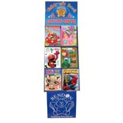 Licensed Activity Book w/ Stkrs/Post Floor Display
